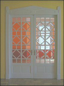 french glass door